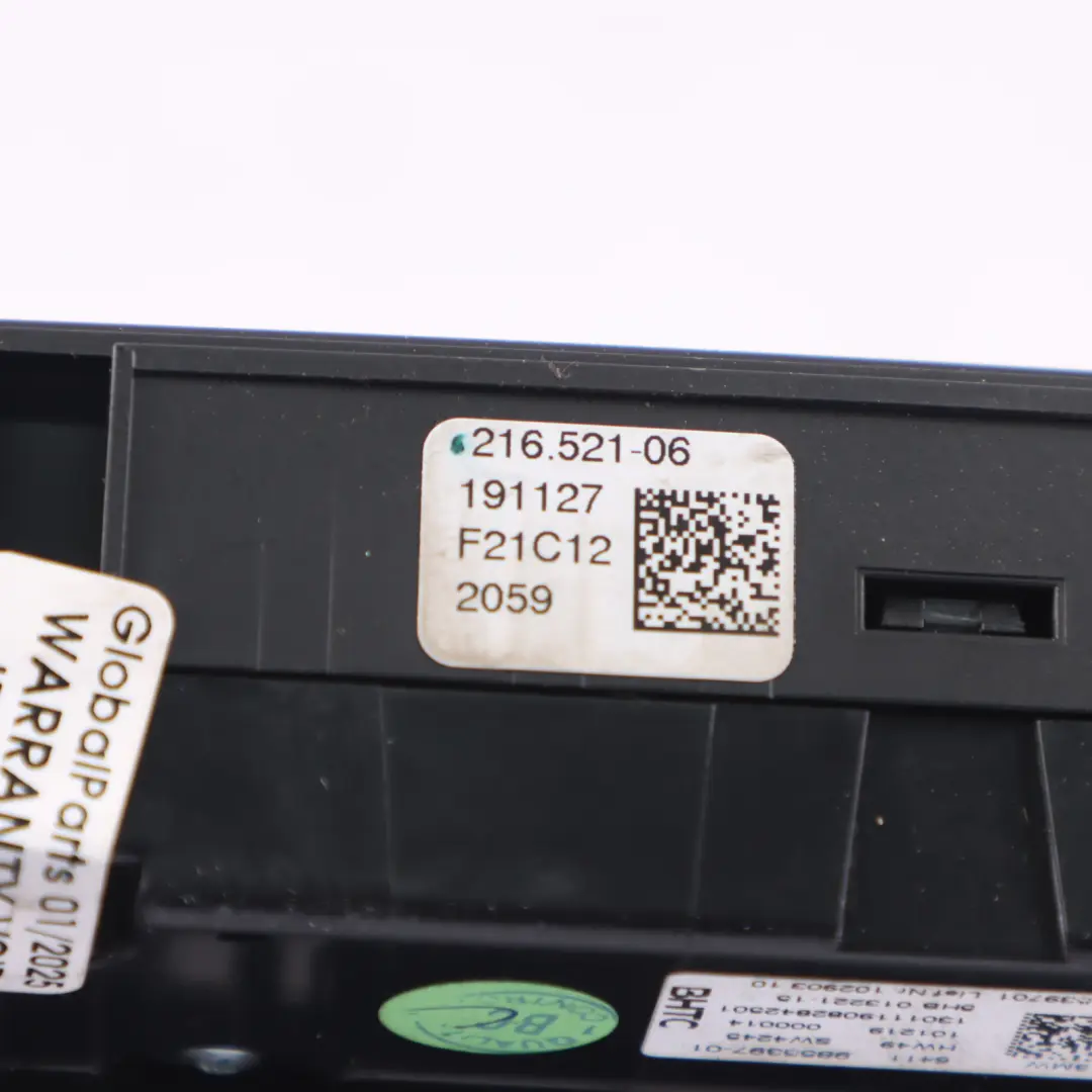 Control Panel BMW F40 Automatic Air Conditioning High Seat Heating Air Vents Air - SKU 9855397-1 - Part number 9855397