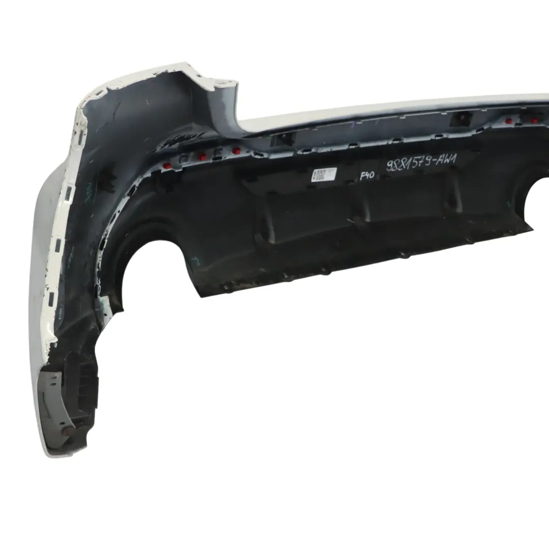 BMW F40 Zderzak Tylny M-Pakiet PDC Alpinweiss 3 Biały - 300 - SKU 9881579-AW1 - Numer Części 9881579
