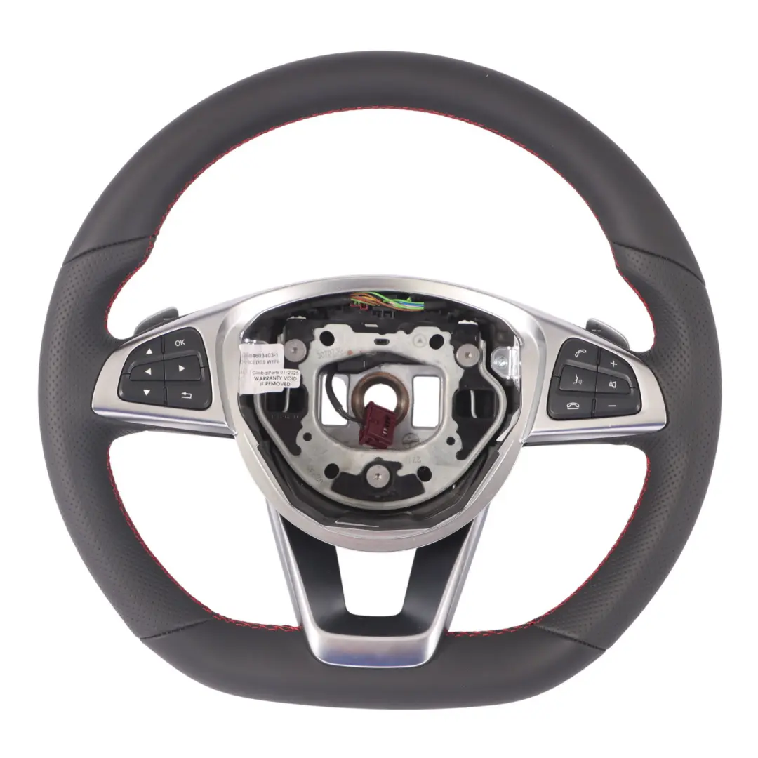 W117 W218 C218 W246 NUEVO volante de cuero negro Palanca de cambio para Mercedes W176 con número de pieza A0004603403 Mercedes W176 W117 W218 C218 W246 NUEVO volante de cuero negro Palanca de cambio - SKU A0004603403-1 - Número de pieza A0004603403