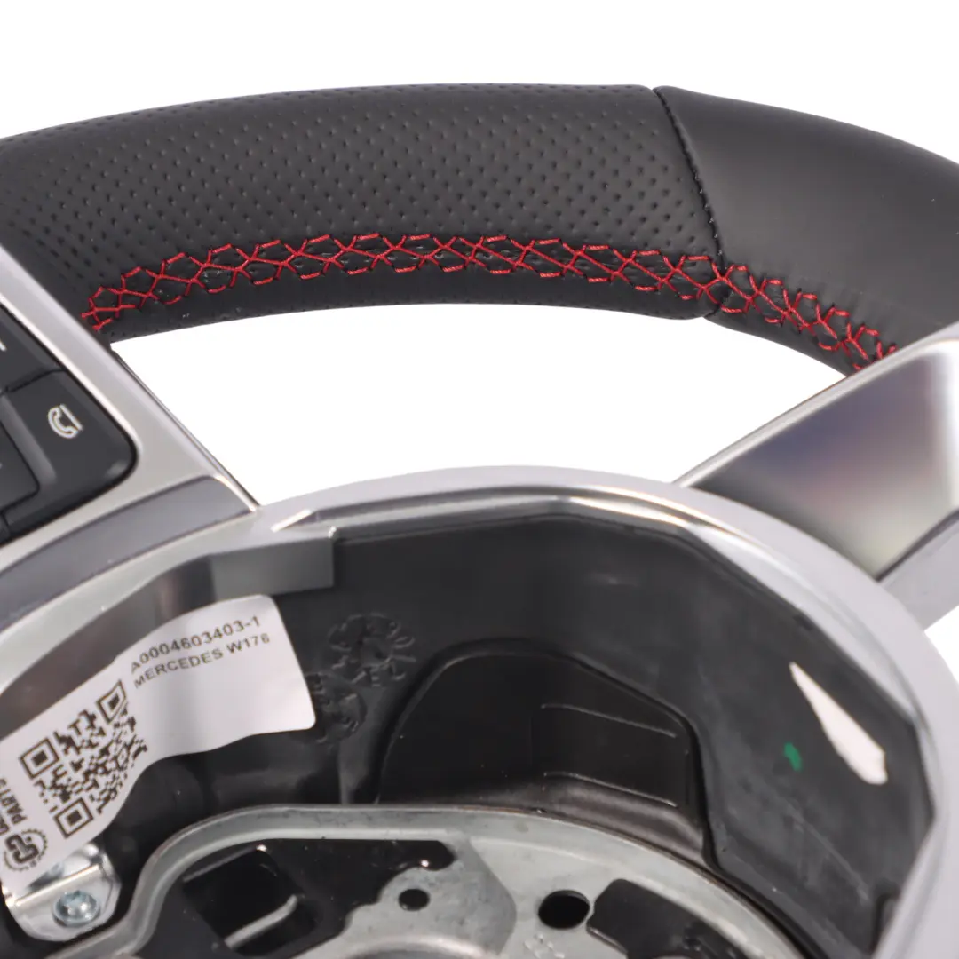 Mercedes W176 C218 W246 NEUF Cuir Noir Volant Sport Palettes Changement Vitesse - SKU A0004603403-1 - Numéro de pièce A0004603403