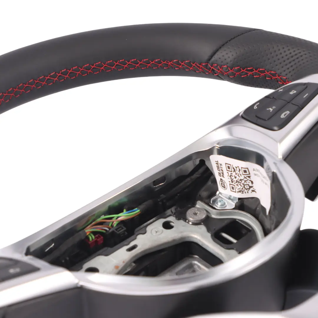 Mercedes W176 C218 W246 NEUF Cuir Noir Volant Sport Palettes Changement Vitesse - SKU A0004603403-1 - Numéro de pièce A0004603403