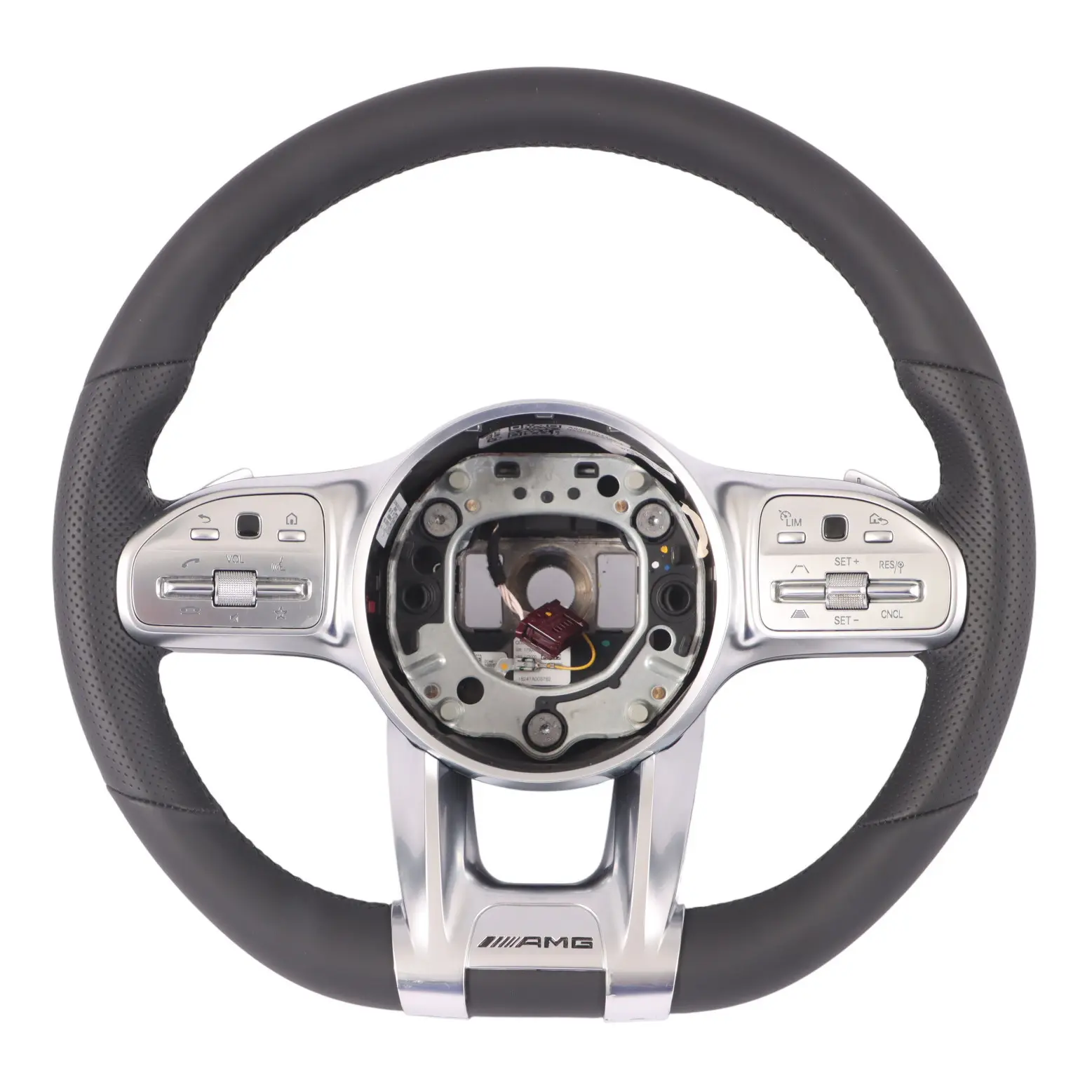 Steering Wheel Mercedes W213 C238 AMG NEW Black Leather Paddle Shift A0004604302