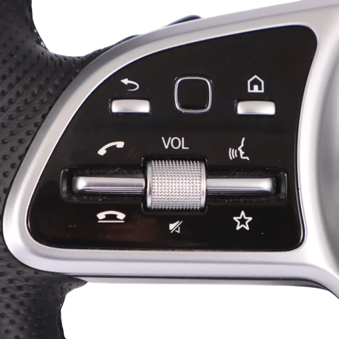 NUEVO Volante de Cuero Negro A0040053699 para Mercedes W177 W205 W247 X253 H243 con número de pieza A0004609901 Mercedes W177 W205 W247 X253 H243 NUEVO Volante de Cuero Negro A0040053699 - SKU A0004609901-1 - Número de pieza A0004609901