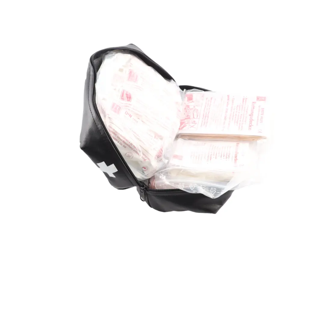 Mercedes Universal First Aid Emergency Medical Kit Black Pouch - SKU A0008600550 - Part number A0008600550