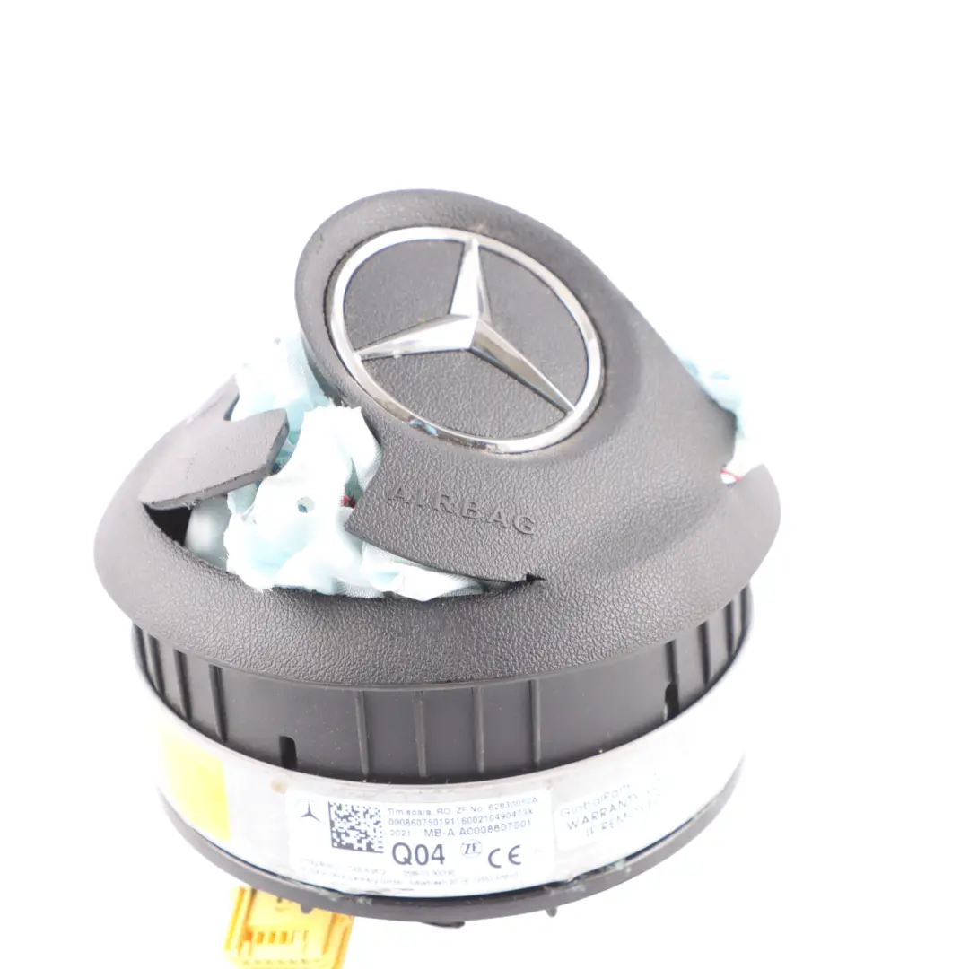 Steering Wheel Driver Air Module Unit DAMAGED to Mercedes C253 with Part number A0008607501 Mercedes C253 Steering Wheel Driver Air Module Unit DAMAGED - SKU A0008607501-2 - Part number A0008607501