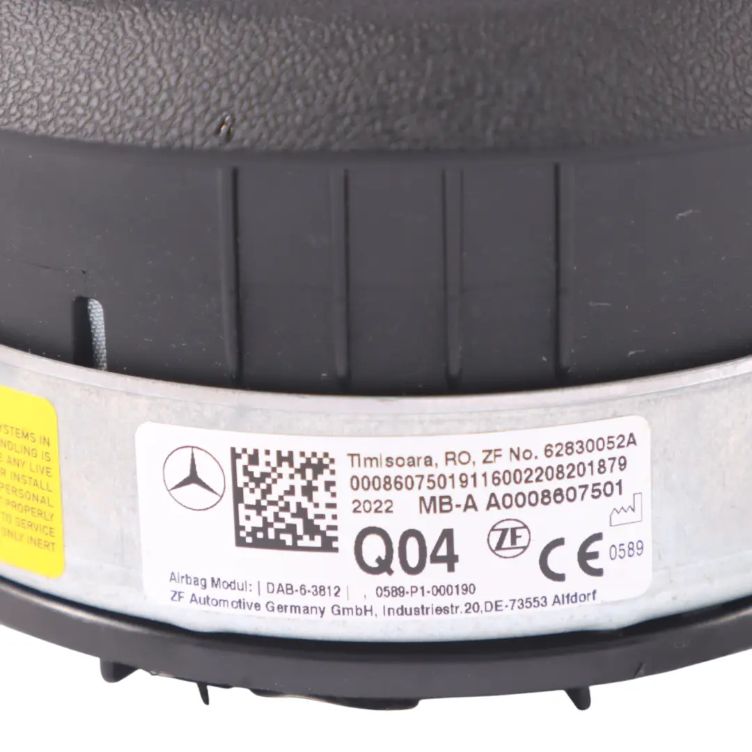 Mercedes C253 Unità modulo aria conducente volante - SKU A0008607501 - Numero di parte A0008607501