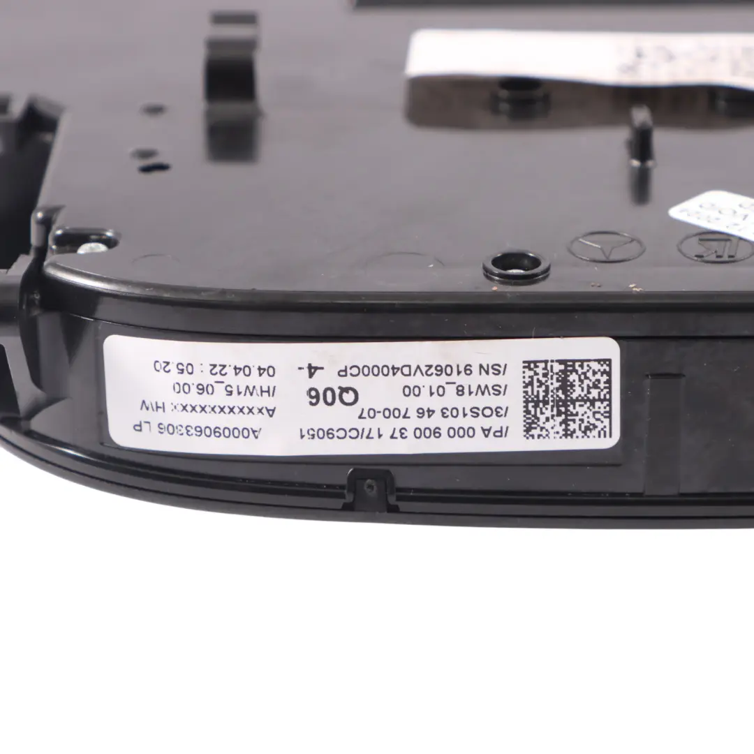 Mercedes GLC X253 Luz Techo Sun Glasses Almacenamiento Panel Interruptor Negro - SKU A0009063306-1 - Número de pieza A0009063306