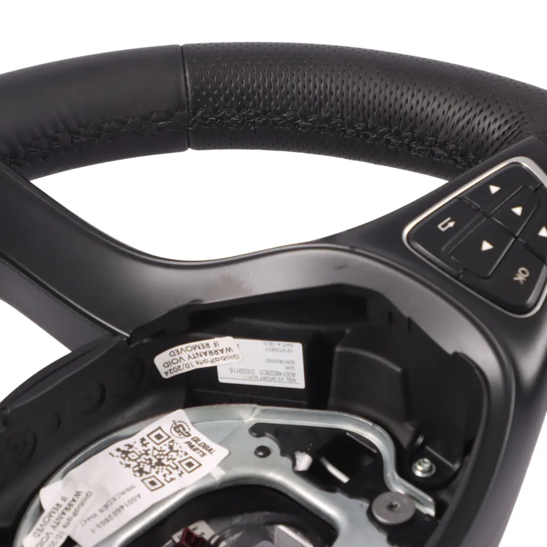 Volant NEUF en Cuir Noir pour Mercedes Vito W447 à propos du numéro de pièce A0014602803 Mercedes Vito W447 Volant NEUF en Cuir Noir - SKU A0014602803-1 - Numéro de pièce A0014602803