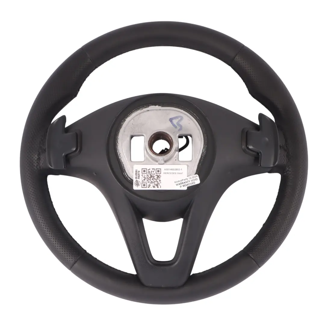 NUOVO in pelle Nera Paddle Shift per Mercedes Vito W447 Volante con numero di parte A0014602803 Mercedes Vito W447 Volante NUOVO in pelle Nera Paddle Shift - SKU A0014602803-1 - Numero di parte A0014602803