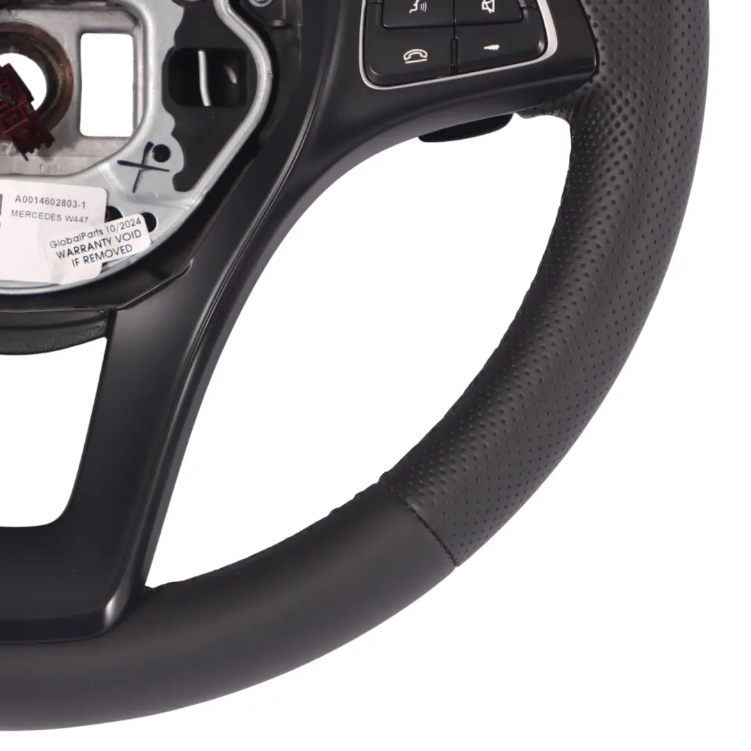 Mercedes Vito W447 Steering Wheel NEW Black Leather Paddle Shift - SKU A0014602803-1 - Part number A0014602803