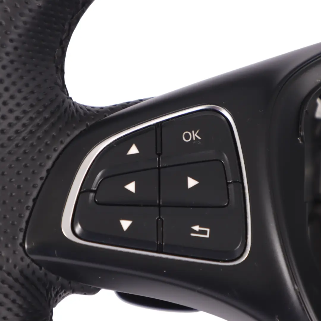 Steering Wheel NEW Black Leather Paddle Shift to Mercedes Vito W447 with Part number A0014602803 Mercedes Vito W447 Steering Wheel NEW Black Leather Paddle Shift - SKU A0014602803-1 - Part number A0014602803