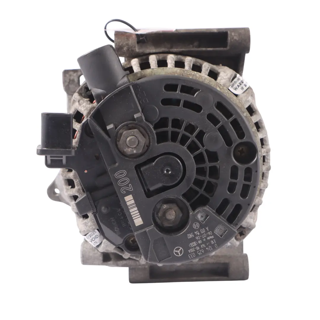 Mercedes W211 S211 OM646 Alternator 200A - SKU A0131545902 - Numer Części A0131545902