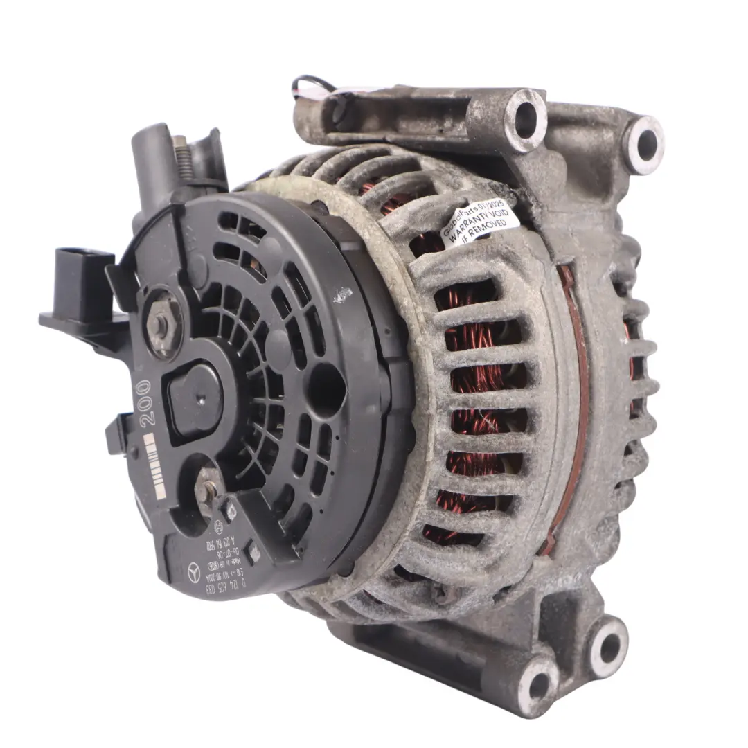 Alternator Generator Mercedes W211 S211 OM646 Diesel Engine 200A to with Part number A0131545902 Alternator Generator Mercedes W211 S211 OM646 Diesel Engine 200A - SKU A0131545902 - Part number A0131545902