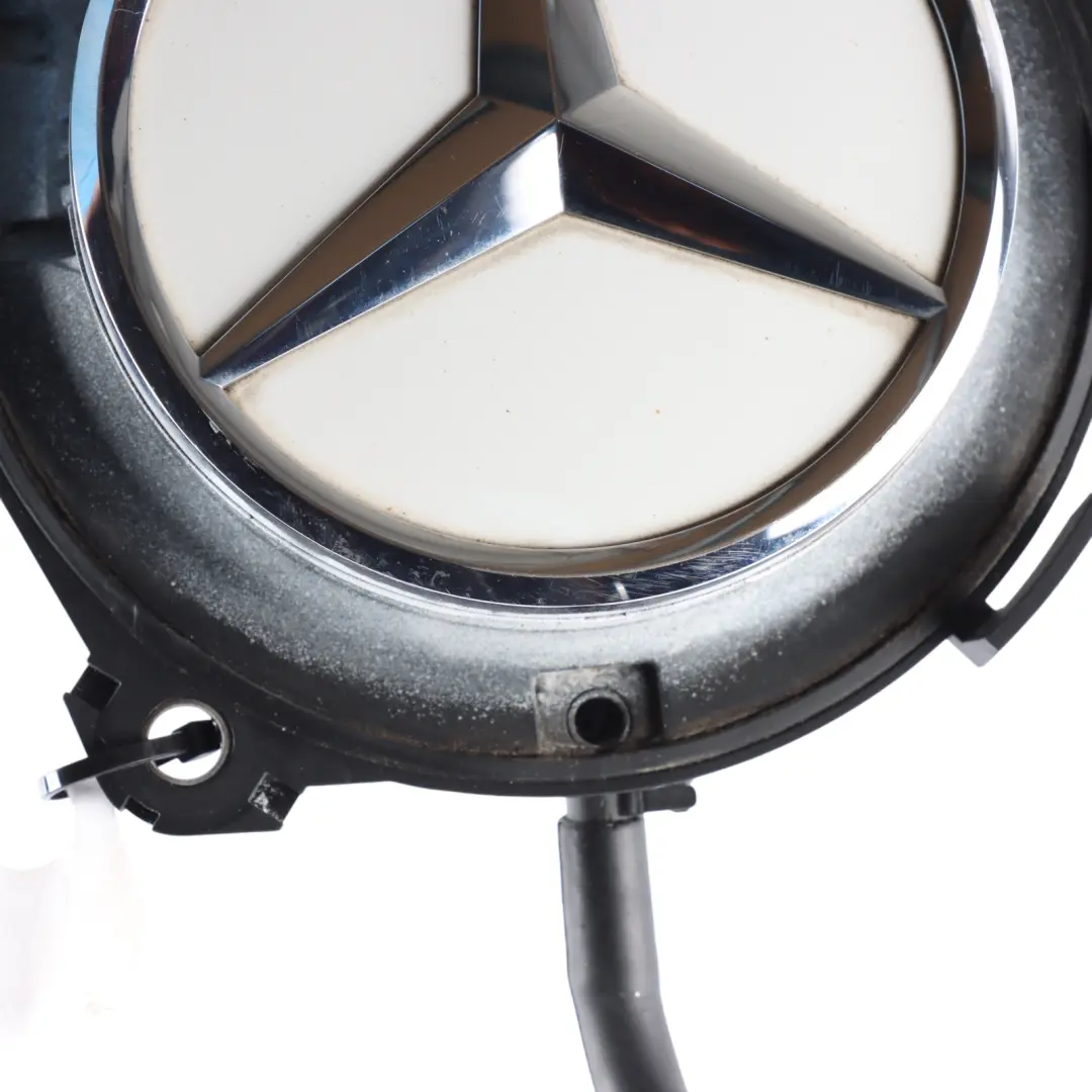 Trunk Lid Open Badge Rear Camera Polar White to Mercedes C118 C238 C253 with Part number A0997503300 Mercedes C118 C238 C253 Trunk Lid Open Badge Rear Camera Polar White - SKU A0997503300-POL - Part number A0997503300