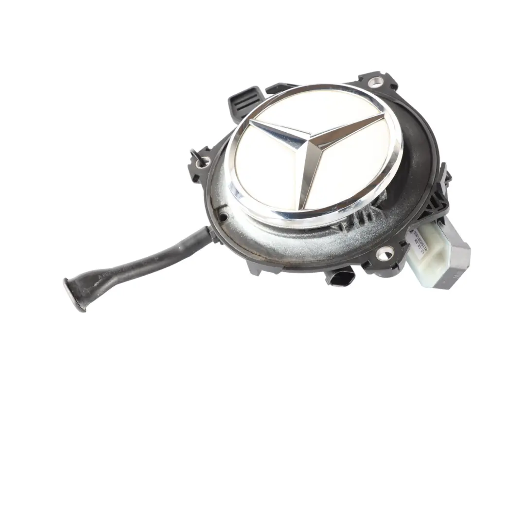 Trunk Lid Open Badge Rear Camera Polar White to Mercedes C118 C238 C253 with Part number A0997503300 Mercedes C118 C238 C253 Trunk Lid Open Badge Rear Camera Polar White - SKU A0997503300-POL - Part number A0997503300