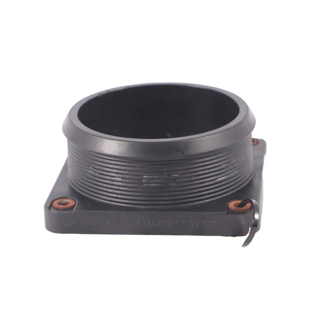 A45 AMG Throttle Body Air Duct Braket Cover to Mercedes W176 with Part number A1330980137 Mercedes W176 A45 AMG Throttle Body Air Duct Braket Cover - SKU A1330980137 - Part number A1330980137