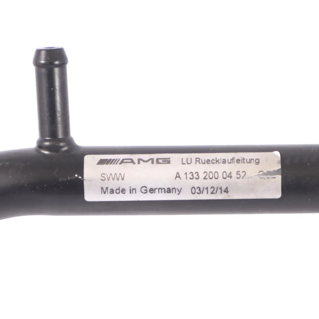 Mercedes W176 C117 AMG Essence M133 Ligne retour d'eau l'intercooler - SKU A1332000452 - Numéro de pièce A1332000452