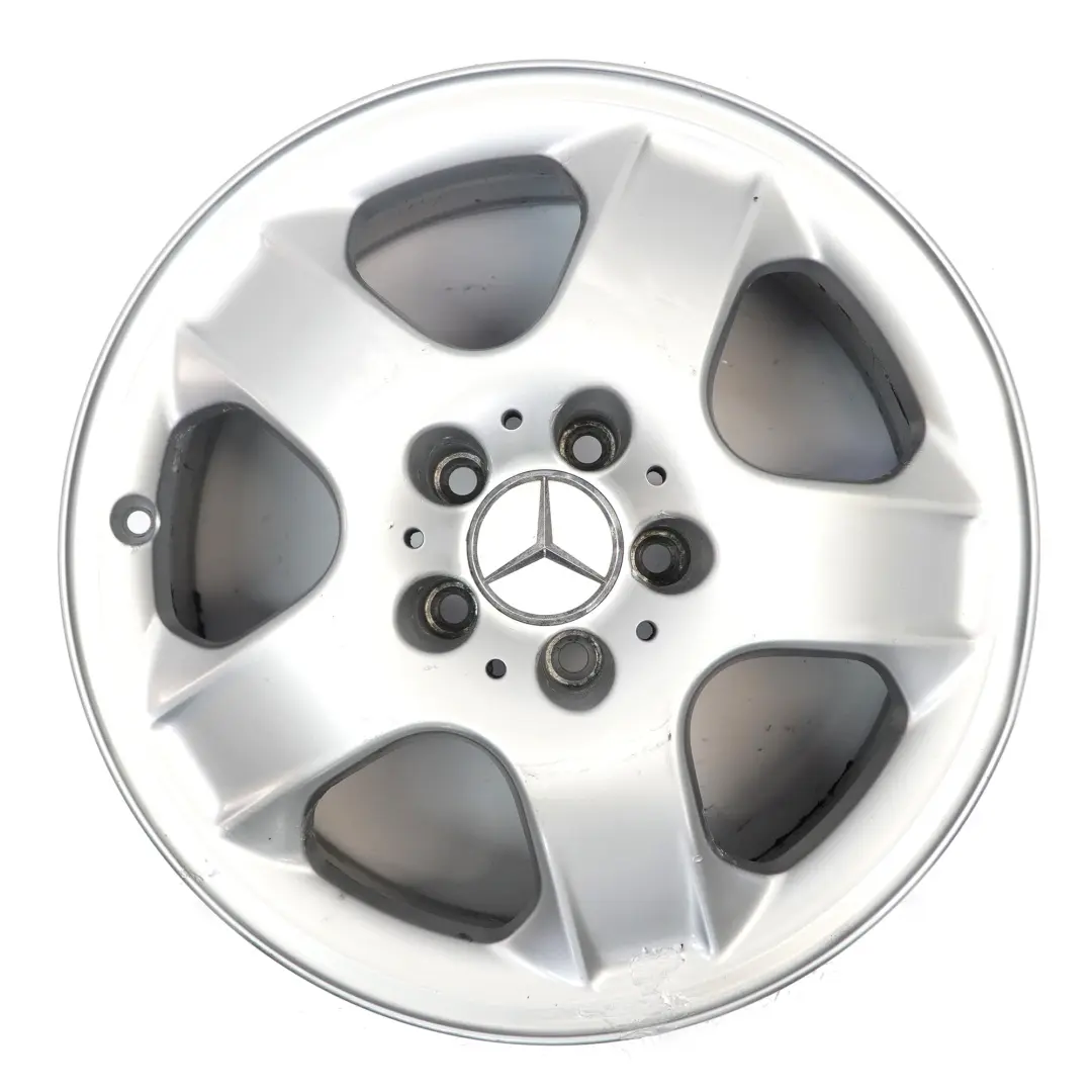 Alloy Wheel Rim 17" ET:52 8J Star Spoke to Mercedes ML W163 Silver with Part number A1634013202 Mercedes ML W163 Silver Alloy Wheel Rim 17" ET:52 8J Star Spoke - SKU A1634013202-3 - Part number A1634013202