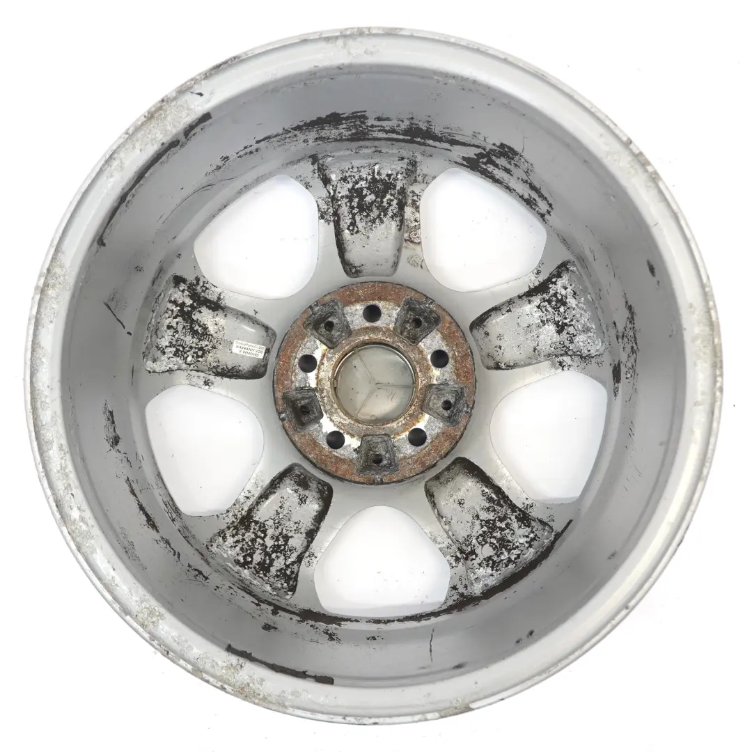 Alloy Wheel Rim 17" ET:52 8J Star Spoke to Mercedes ML W163 Silver with Part number A1634013202 Mercedes ML W163 Silver Alloy Wheel Rim 17" ET:52 8J Star Spoke - SKU A1634013202-3 - Part number A1634013202