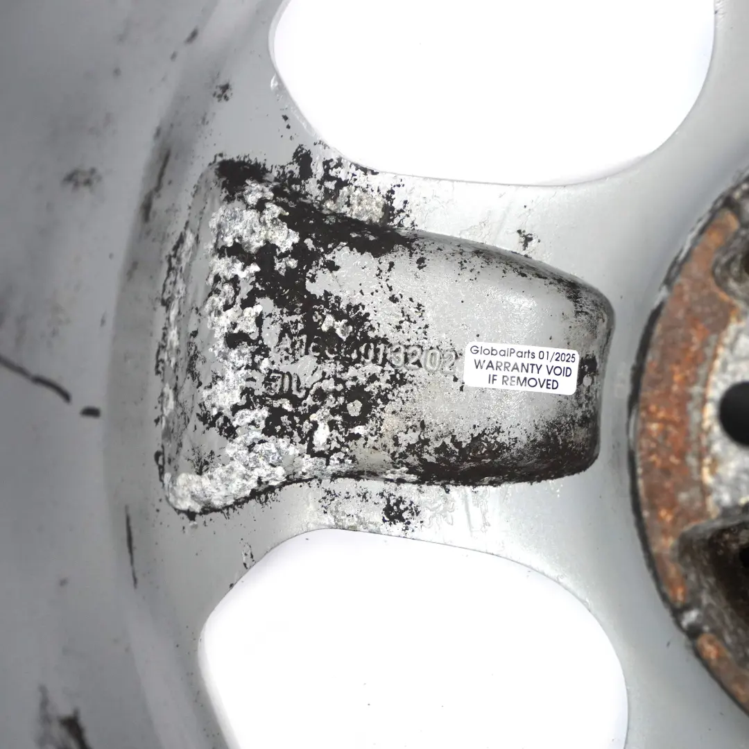 Alloy Wheel Rim 17" ET:52 8J Star Spoke to Mercedes ML W163 Silver with Part number A1634013202 Mercedes ML W163 Silver Alloy Wheel Rim 17" ET:52 8J Star Spoke - SKU A1634013202-3 - Part number A1634013202