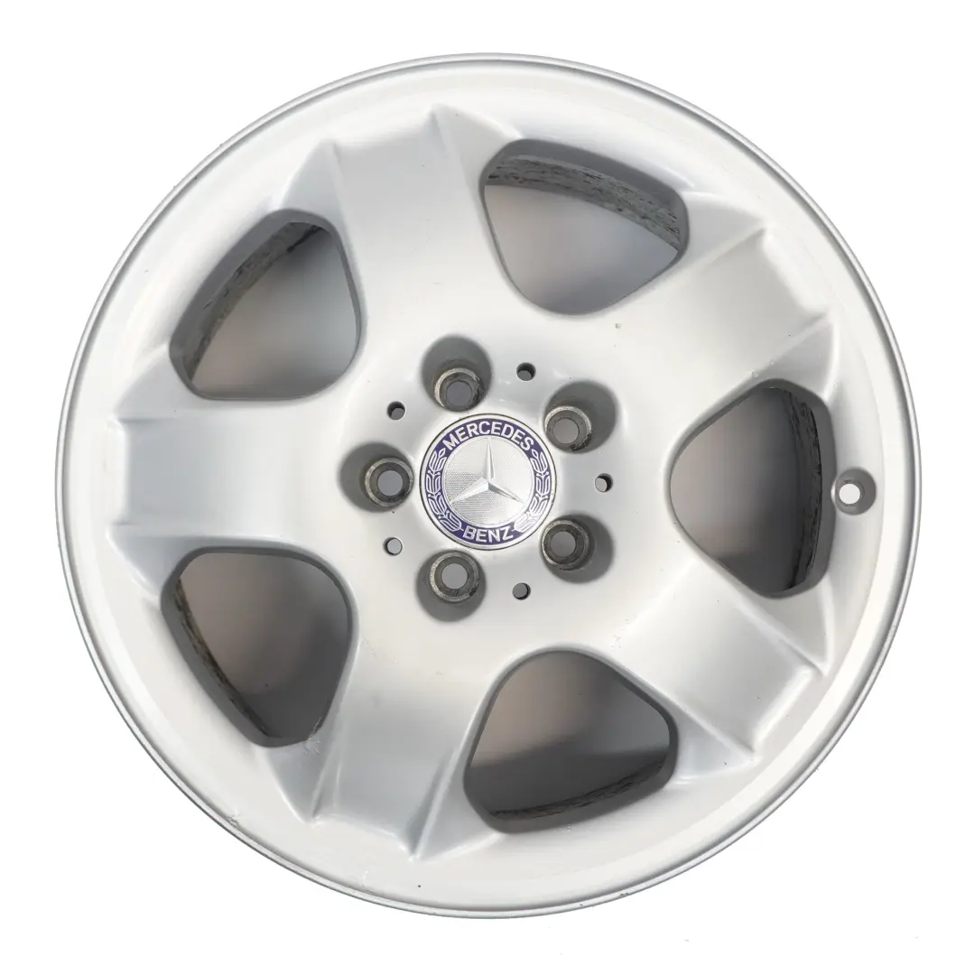 Alloy Wheel Rim 17" ET:52 8J Star Spoke to Mercedes ML W163 Silver with Part number A1634013202 Mercedes ML W163 Silver Alloy Wheel Rim 17" ET:52 8J Star Spoke - SKU A1634013202-4 - Part number A1634013202