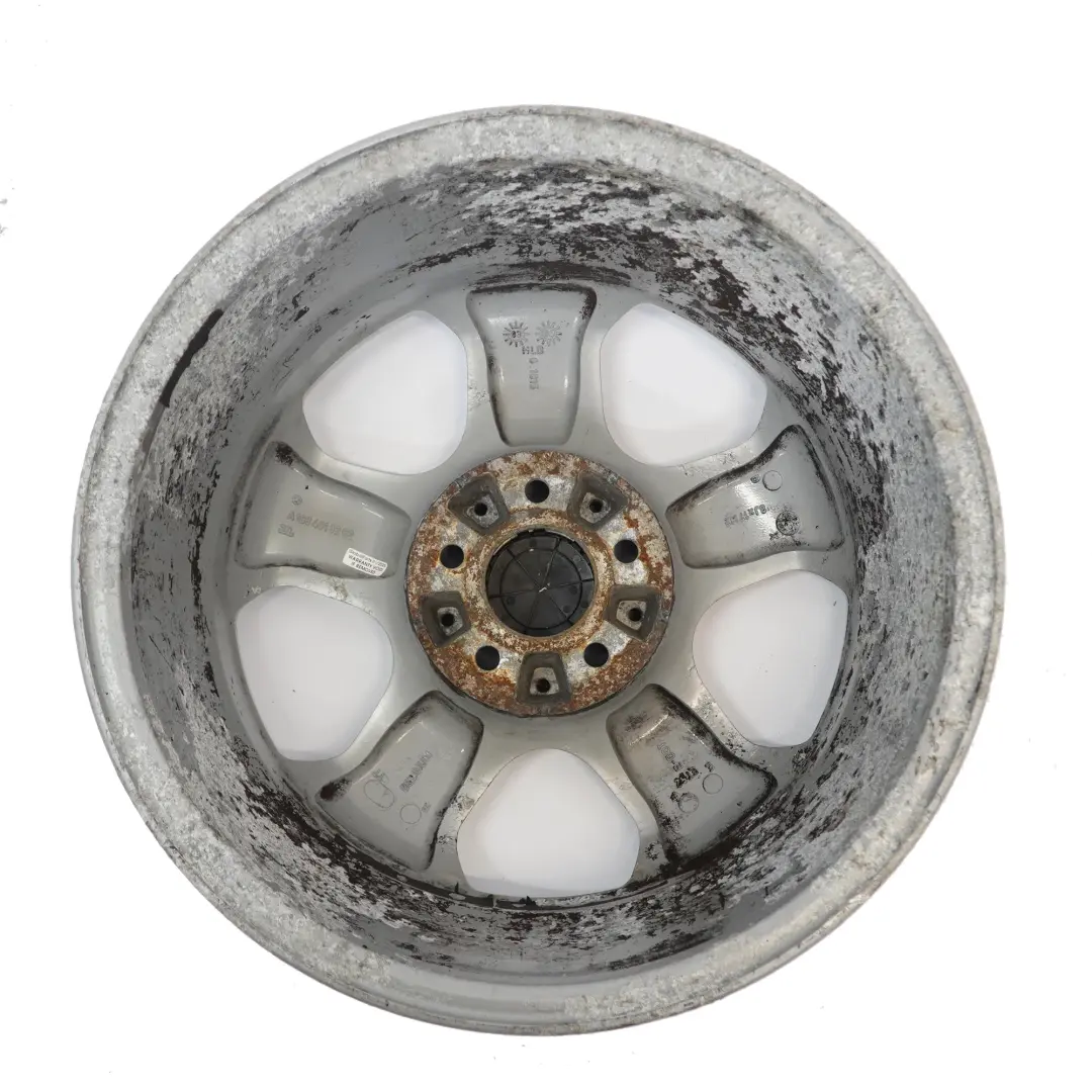 Alloy Wheel Rim 17" ET:52 8J Star Spoke to Mercedes ML W163 Silver with Part number A1634013202 Mercedes ML W163 Silver Alloy Wheel Rim 17" ET:52 8J Star Spoke - SKU A1634013202-4 - Part number A1634013202