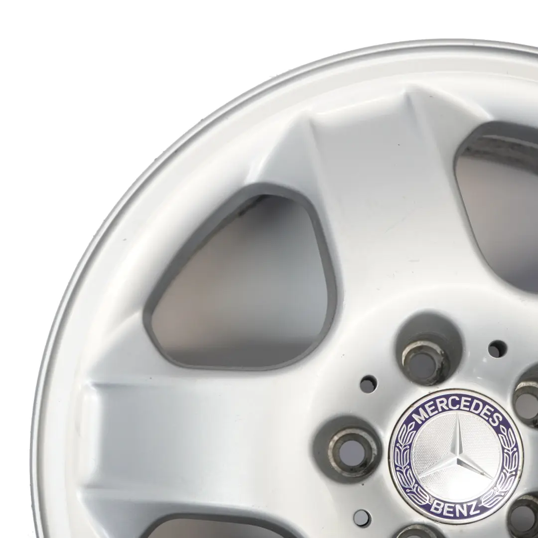 Alloy Wheel Rim 17" ET:52 8J Star Spoke to Mercedes ML W163 Silver with Part number A1634013202 Mercedes ML W163 Silver Alloy Wheel Rim 17" ET:52 8J Star Spoke - SKU A1634013202-4 - Part number A1634013202