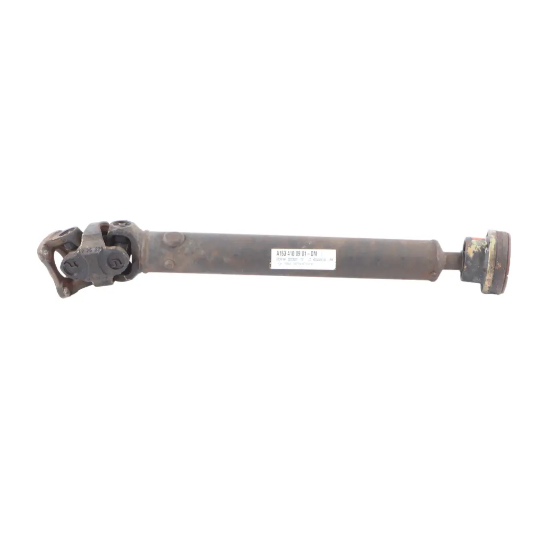Propshaft Manual Gearbox Drive Prop Shaft to Mercedes ML W163 with Part number A1634100901 Mercedes ML W163 Propshaft Manual Gearbox Drive Prop Shaft - SKU A1634100901 - Part number A1634100901