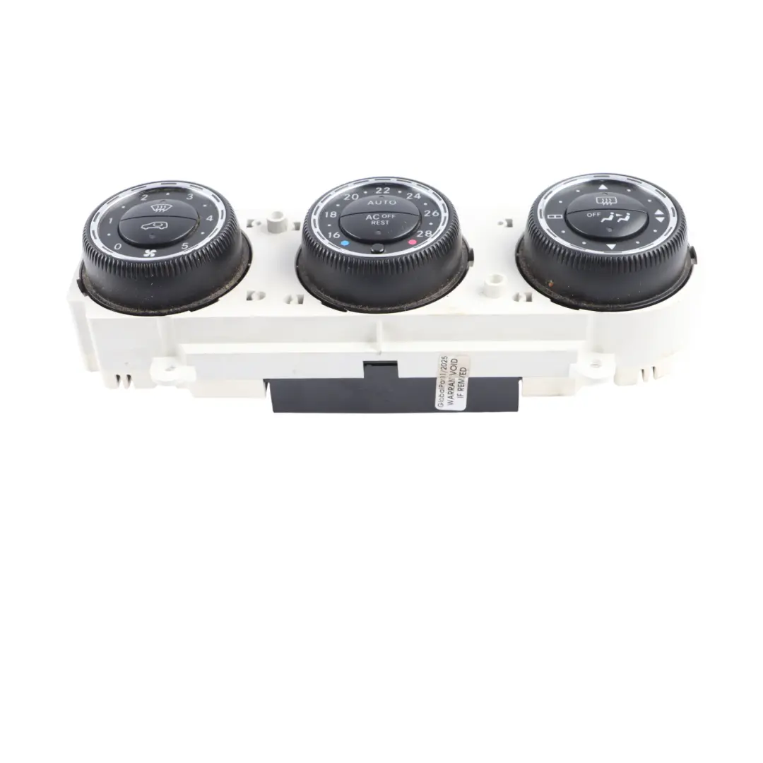 Mercedes ML W163 Climate Heater Control Switch Module Unit Panel - SKU A1638205589 - Part number A1638205589