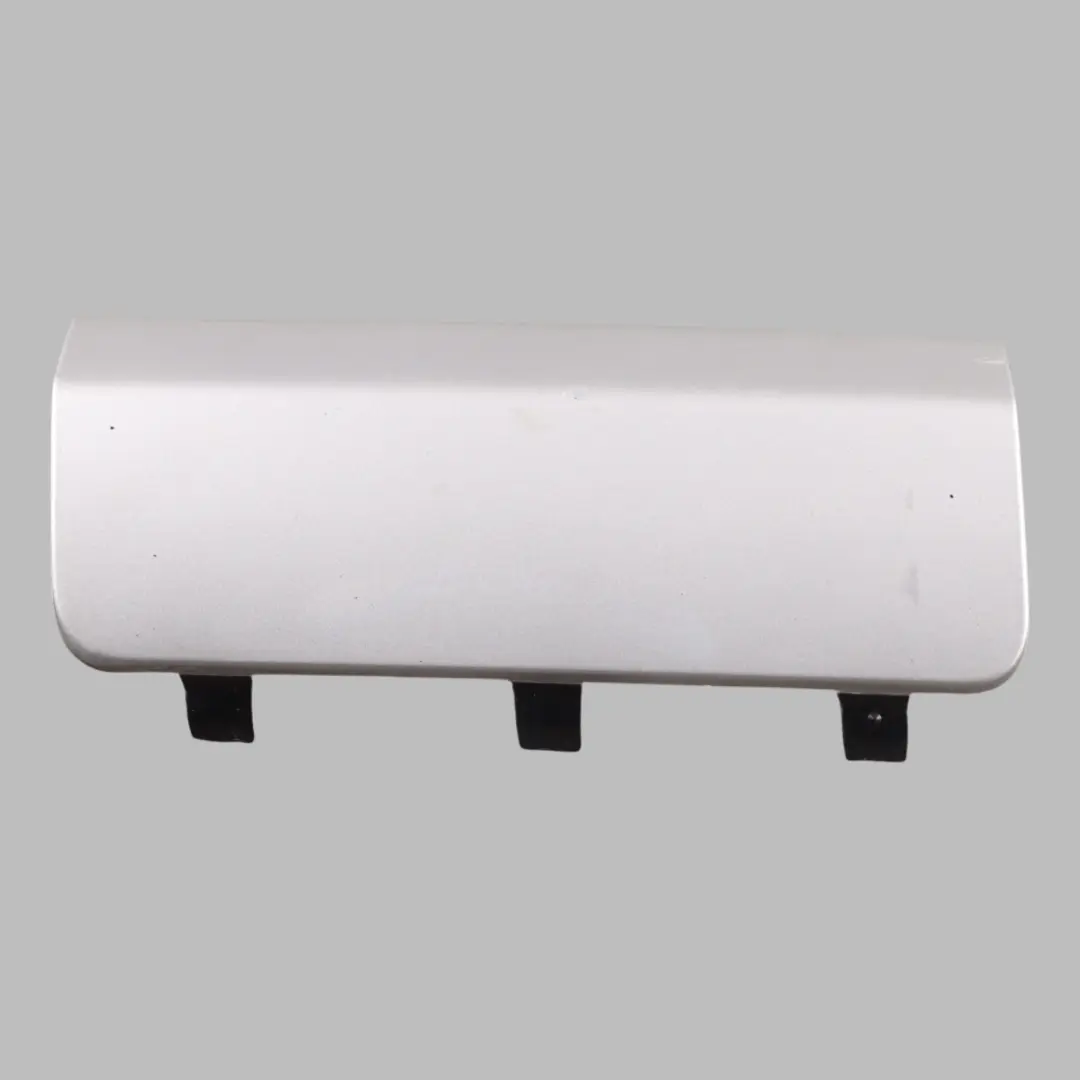 Right Rear O/S Bumper Tow Cover Brilliant Silver to Mercedes ML W163 with Part number A1638801605 Mercedes ML W163 Right Rear O/S Bumper Tow Cover Brilliant Silver - SKU A1638801605-BRS - Part number A1638801605