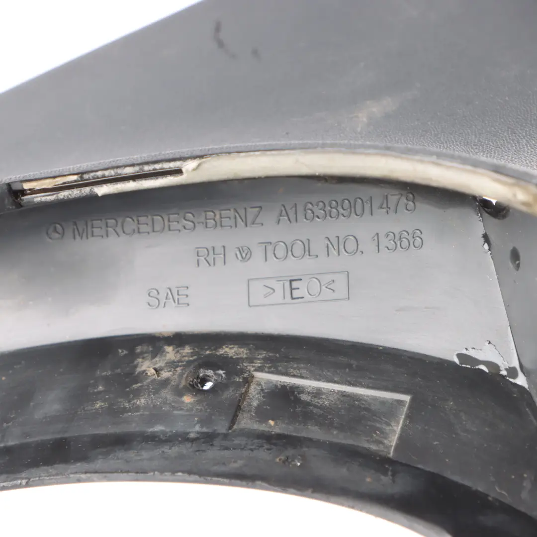  Mercedes-Benz ML W163 Kotflügel Schmutzfänger Hinten Links Rechts Set - SKU A1638901378 - Teilenummer A1638901378
