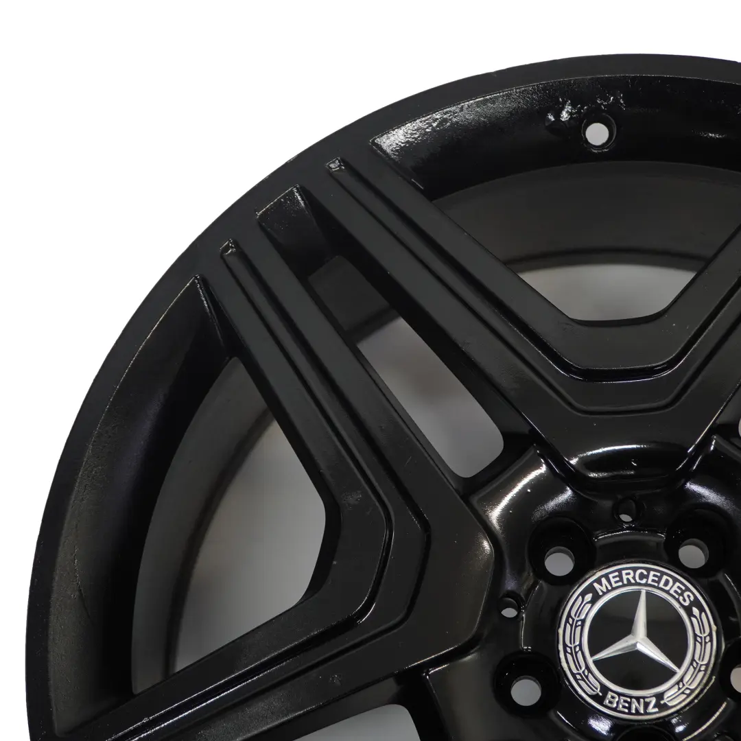 Llanta Aleación Negra 21" Doble Radio 10J ET56 para Mercedes ML W166 AMG con número de pieza A1664012302 Mercedes ML W166 AMG Llanta Aleación Negra 21" Doble Radio 10J ET56 - SKU A1664012302-1 - Número de pieza A1664012302
