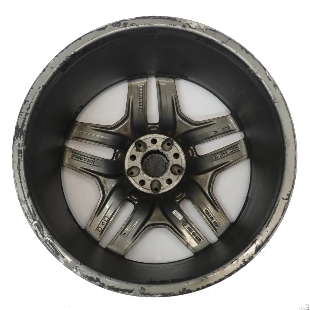 Llanta Aleación Negra 21" Doble Radio 10J ET56 para Mercedes ML W166 AMG con número de pieza A1664012302 Mercedes ML W166 AMG Llanta Aleación Negra 21" Doble Radio 10J ET56 - SKU A1664012302-2 - Número de pieza A1664012302