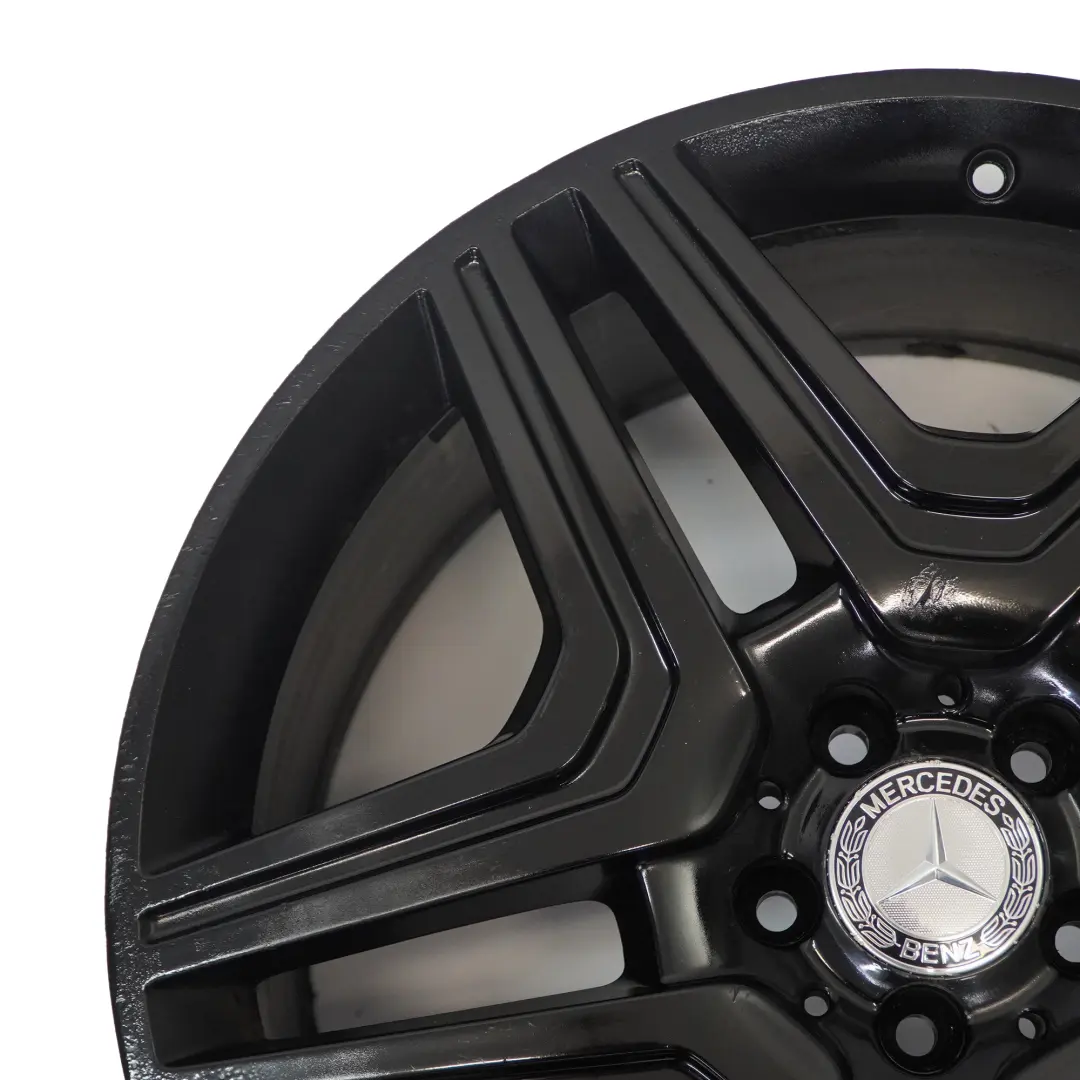 Mercedes ML W166 AMG Black Alloy Wheel Rim 21" Double Spoke 10J ET56 - SKU A1664012302-3 - Part number A1664012302