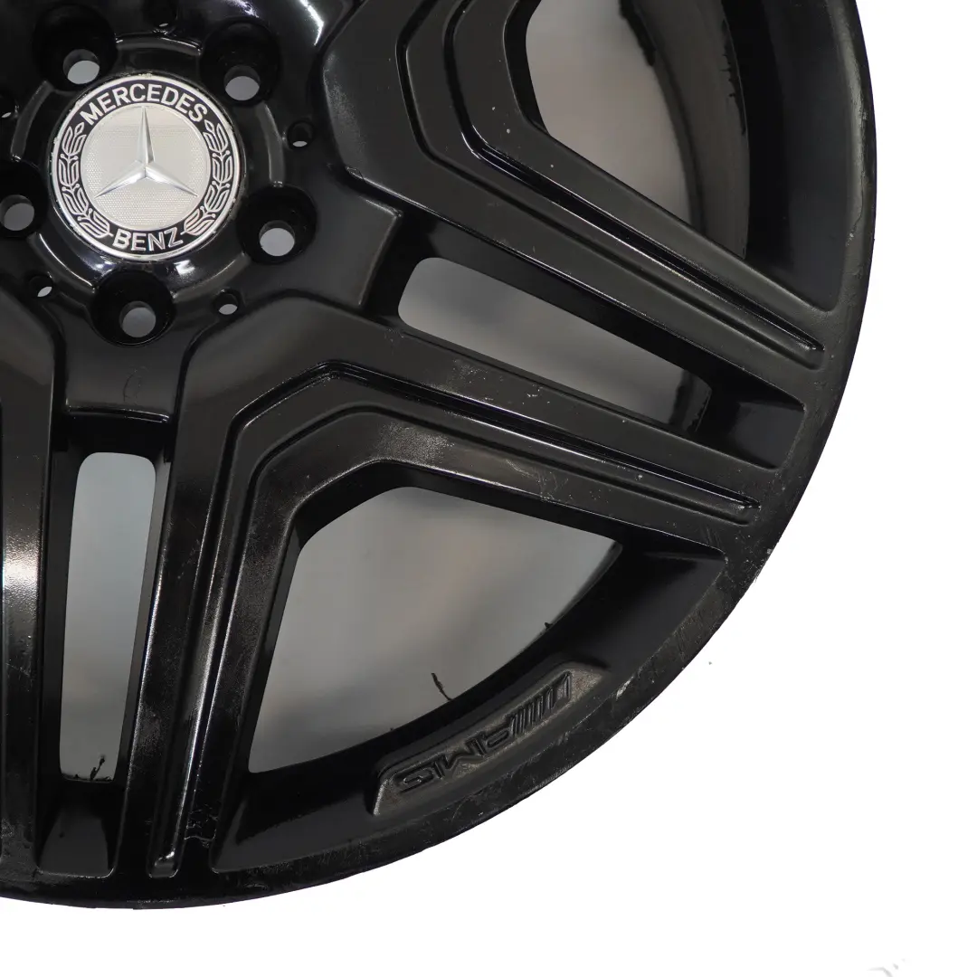 Mercedes ML W166 AMG Black Alloy Wheel Rim 21" Double Spoke 10J ET56 - SKU A1664012302-3 - Part number A1664012302