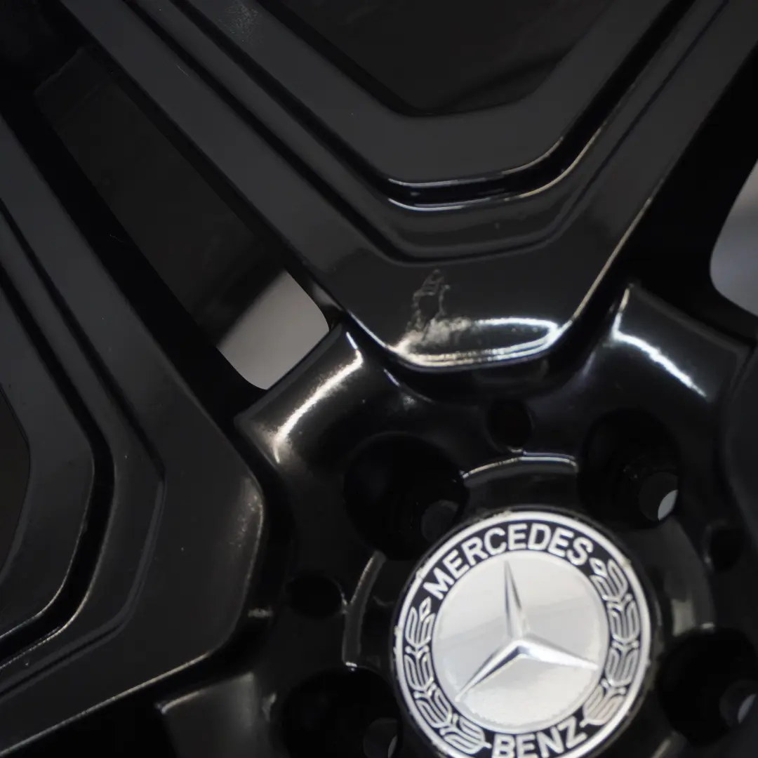 Mercedes ML W166 AMG Black Alloy Wheel Rim 21" Double Spoke 10J ET56 - SKU A1664012302-3 - Part number A1664012302