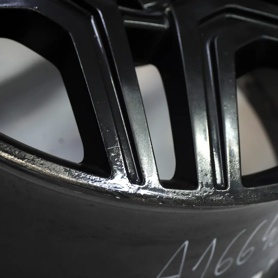 Alloy Wheel Rim 21" Double Spoke 10J ET56 to Mercedes ML W166 AMG Black with Part number A1664012302 Mercedes ML W166 AMG Black Alloy Wheel Rim 21" Double Spoke 10J ET56 - SKU A1664012302-4 - Part number A1664012302