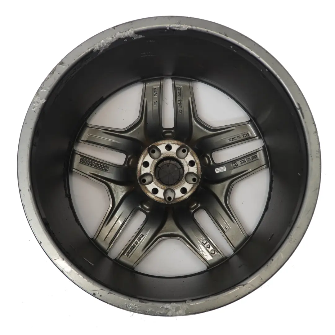 Alloy Wheel Rim 21" Double Spoke 10J ET56 to Mercedes ML W166 AMG Black with Part number A1664012302 Mercedes ML W166 AMG Black Alloy Wheel Rim 21" Double Spoke 10J ET56 - SKU A1664012302-4 - Part number A1664012302