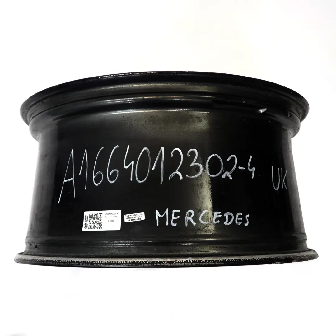 Alloy Wheel Rim 21" Double Spoke 10J ET56 to Mercedes ML W166 AMG Black with Part number A1664012302 Mercedes ML W166 AMG Black Alloy Wheel Rim 21" Double Spoke 10J ET56 - SKU A1664012302-4 - Part number A1664012302