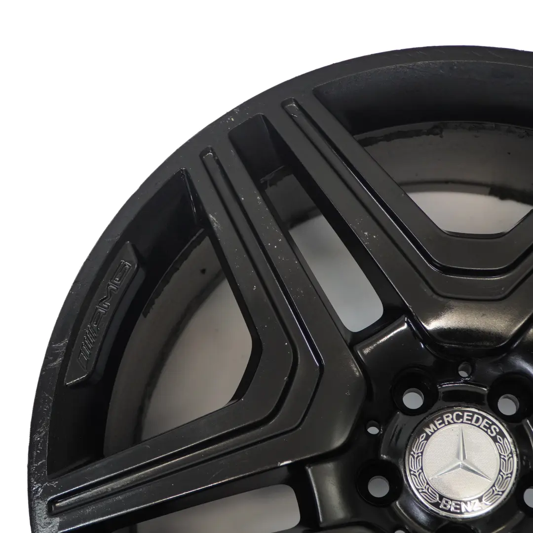 Mercedes ML W166 AMG Black Alloy Wheel Rim 21" Double Spoke 10J ET56 - SKU A1664012302-4 - Part number A1664012302