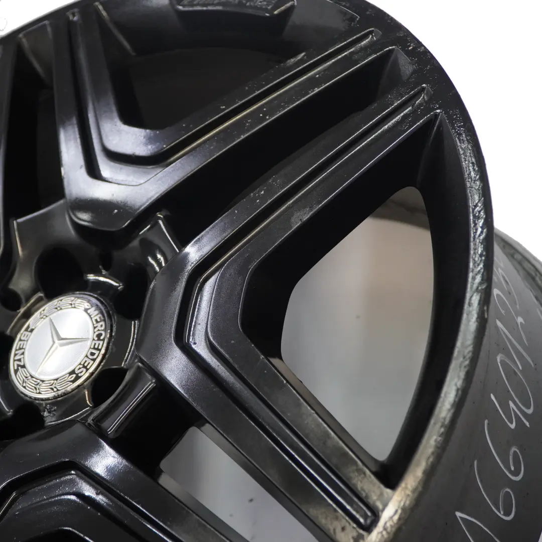 Mercedes ML W166 AMG Black Alloy Wheel Rim 21" Double Spoke 10J ET56 - SKU A1664012302-4 - Part number A1664012302