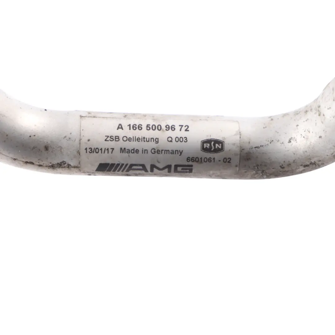  Cooler Line Mercedes ML W166 C292 AMG Gearbox Oil Cooling Pipe Hose - SKU A1665009672 - Part number A1665009672