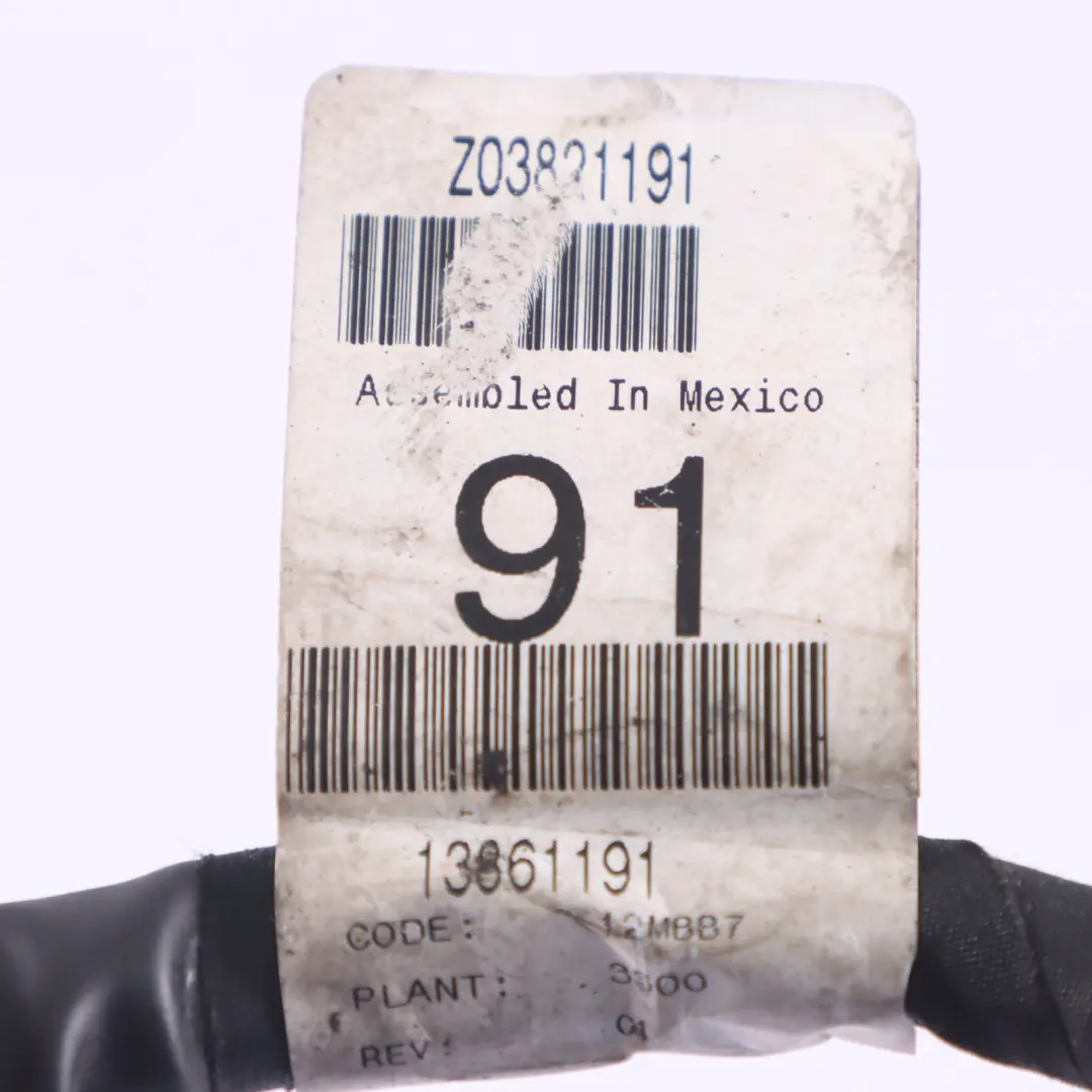 Mercedes W166 gasolina tensión batería línea tierra cable alambre - SKU A1665400141 - Número de pieza A1665400141