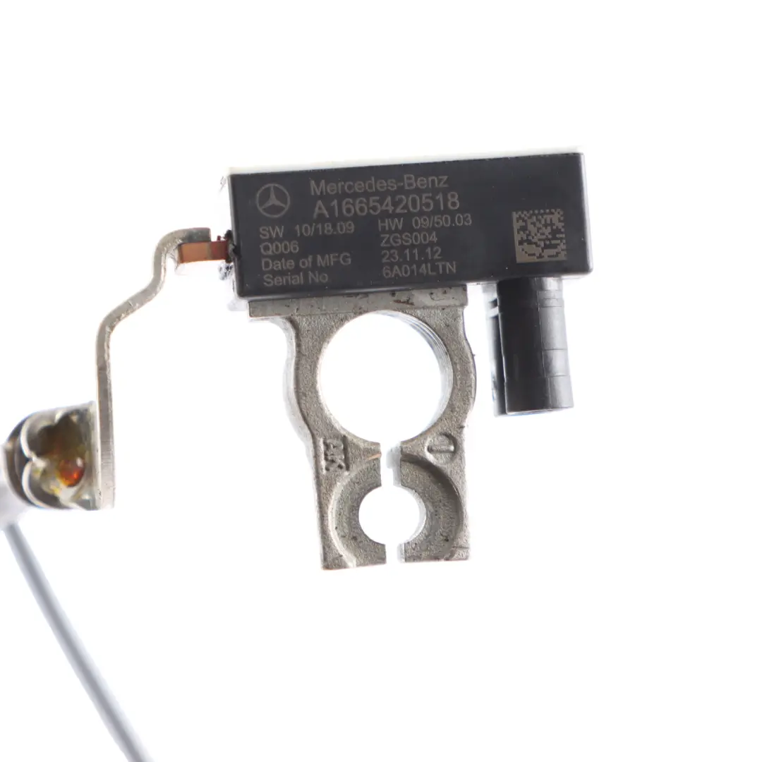  Negative Cable Mercedes W169 W204 W212 Battery Boot Negative Lead Sensor - SKU A1665420218 - Part number A1665420218