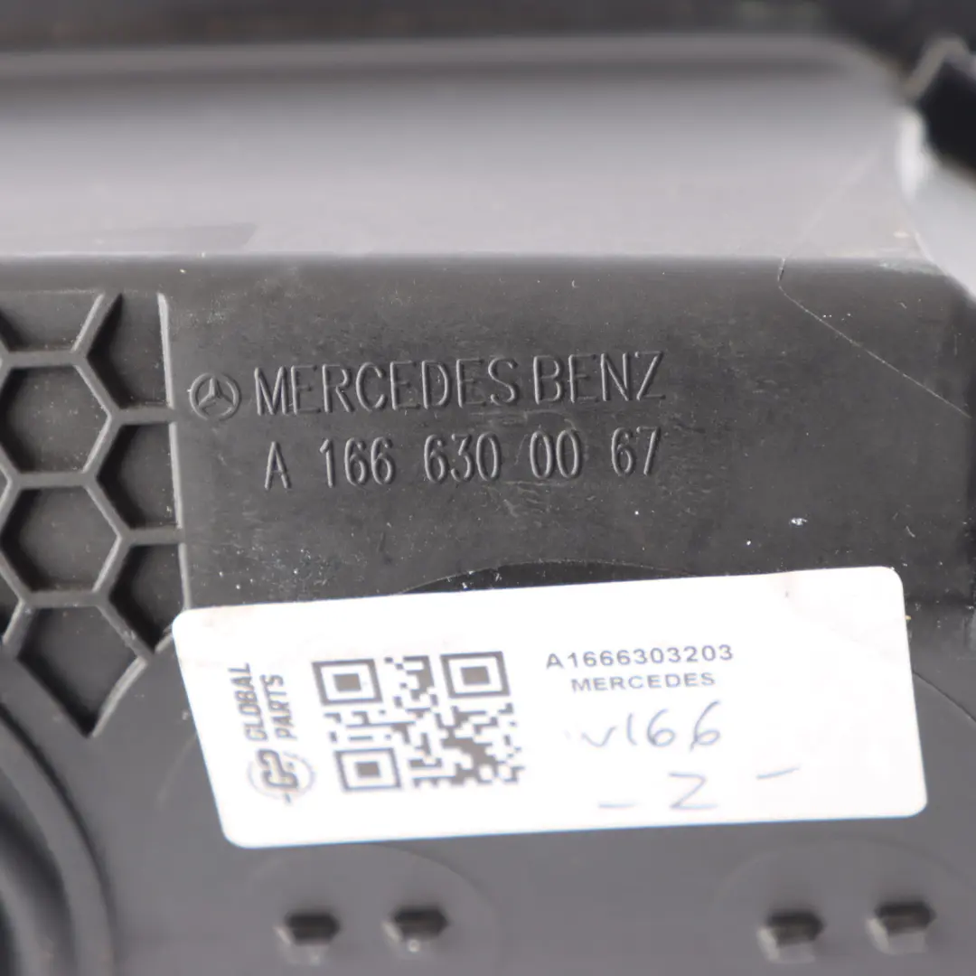 Filler Flap Cap Trim Recess Panel to Mercedes W166 Fuel Tank with Part number A1666303203 Mercedes W166 Fuel Tank Filler Flap Cap Trim Recess Panel - SKU A1666303203 - Part number A1666303203