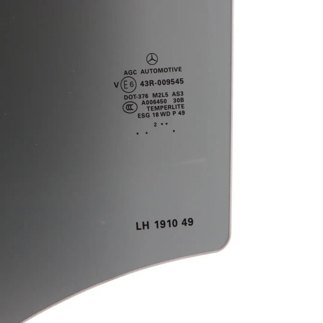 Vetro Finestra Porta Vetri Posteriore Sinistra AS3 per Mercedes GLE W166 con numero di parte A1667351910 Mercedes GLE W166 Vetro Finestra Porta Vetri Posteriore Sinistra AS3 - SKU A1667351910 - Numero di parte A1667351910