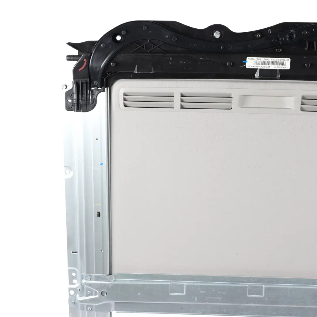 Sunroof Sliding Roof Mechanism Assembly Window Glass to Mercedes W166 with Part number A1667800129 Mercedes W166 Sunroof Sliding Roof Mechanism Assembly Window Glass - SKU A1667800129 - Part number A1667800129