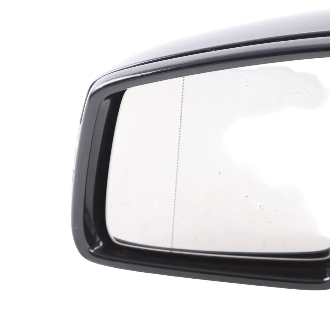Mercedes ML W166 Wing Mirror Left N/S Power Fold Auto Dim Obsidian Black - 197 - SKU A1668108500-OB - Part number A1668108500
