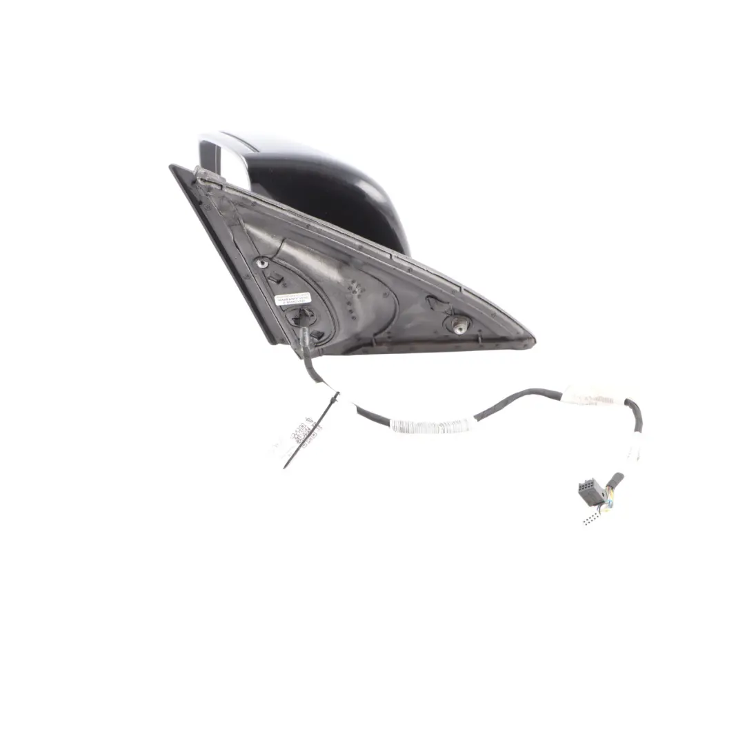 Mercedes ML W166 Wing Mirror Left N/S Power Fold Auto Dim Obsidian Black - 197 - SKU A1668108500-OB - Part number A1668108500
