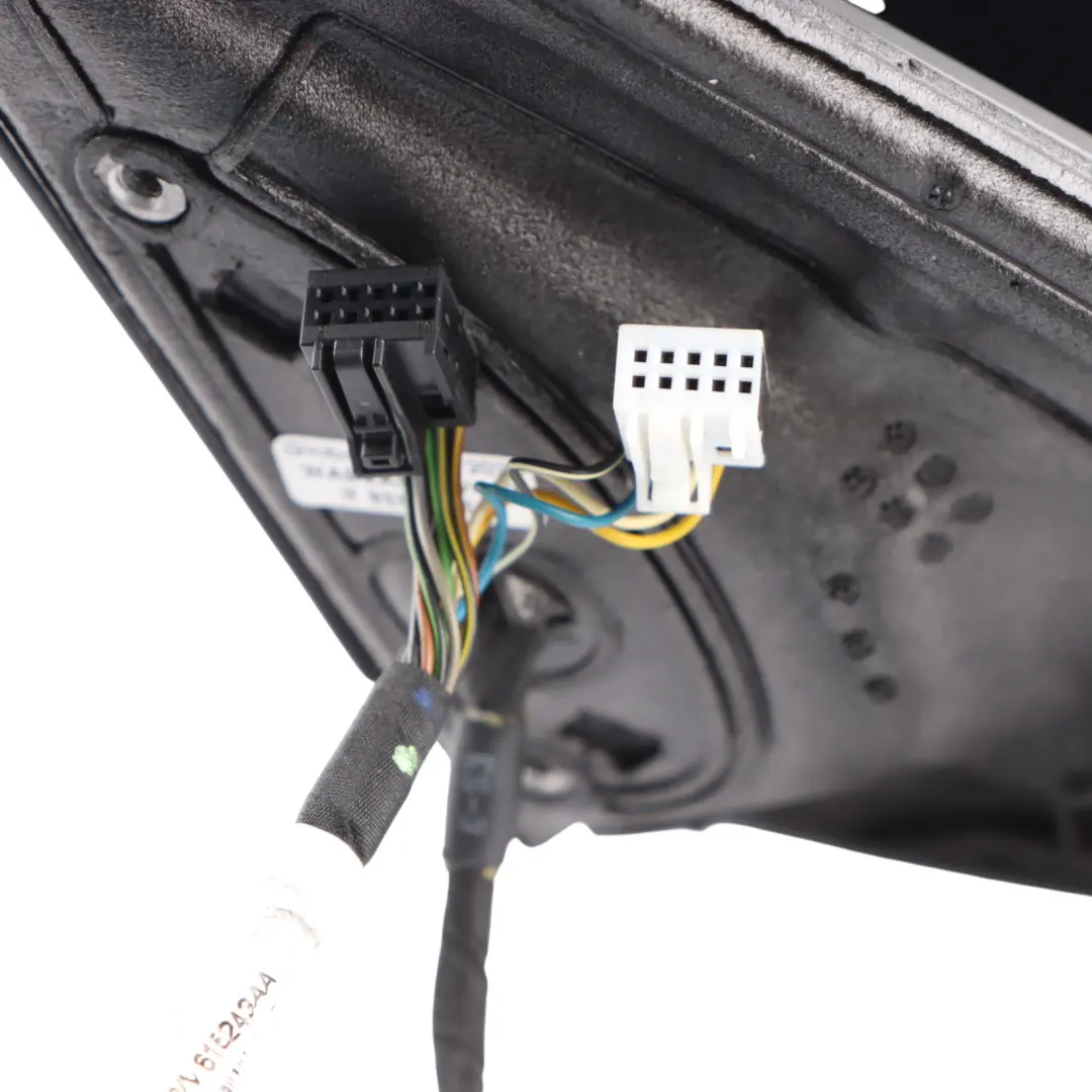 Mercedes ML W166 Wing Mirror Left N/S Power Fold Auto Dim Obsidian Black - 197 - SKU A1668108500-OB - Part number A1668108500